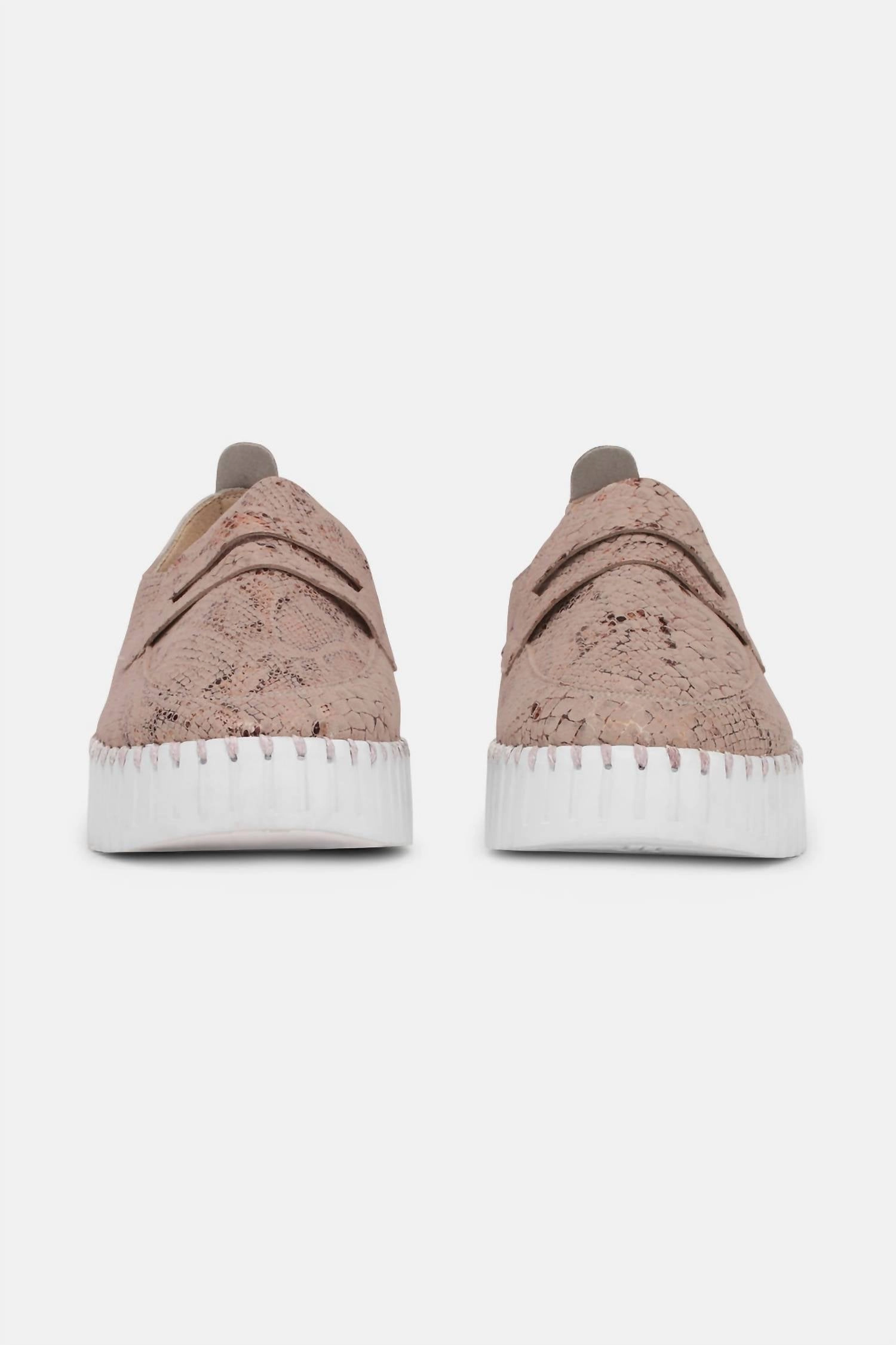 Women's Tulip Loafer Flat In Adobe Rose