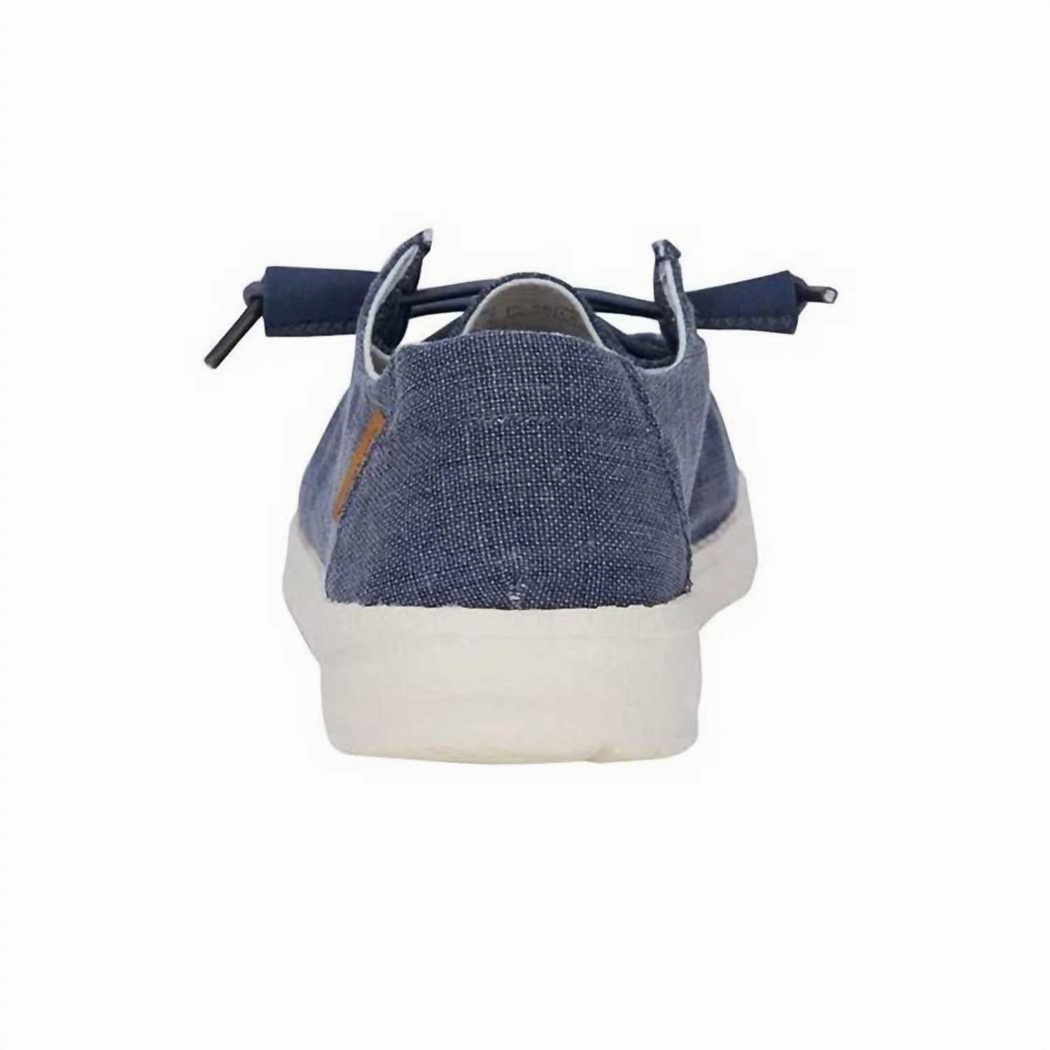 Women's Wendy Chambray Slip On Shoes In Navy White