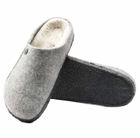 Women's Zermatt Shearling - Narrow In Light Grey Comfy Women Flats under $50