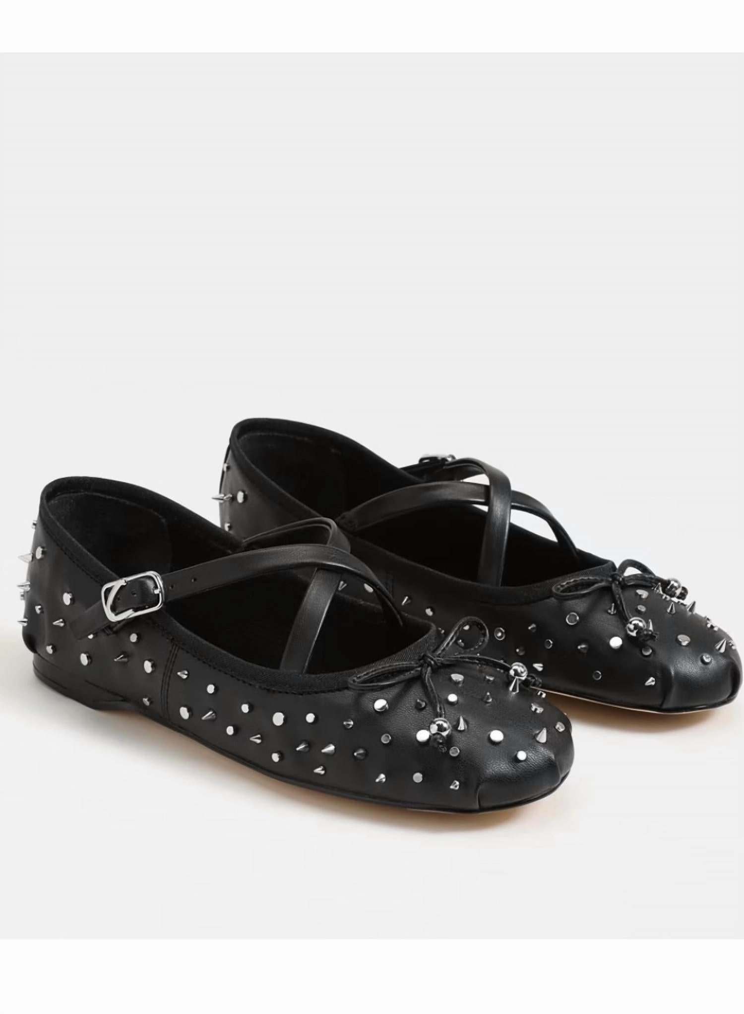 Women's Zuri Stud Ballet Flats In Black Womens Fashion Flats cheap