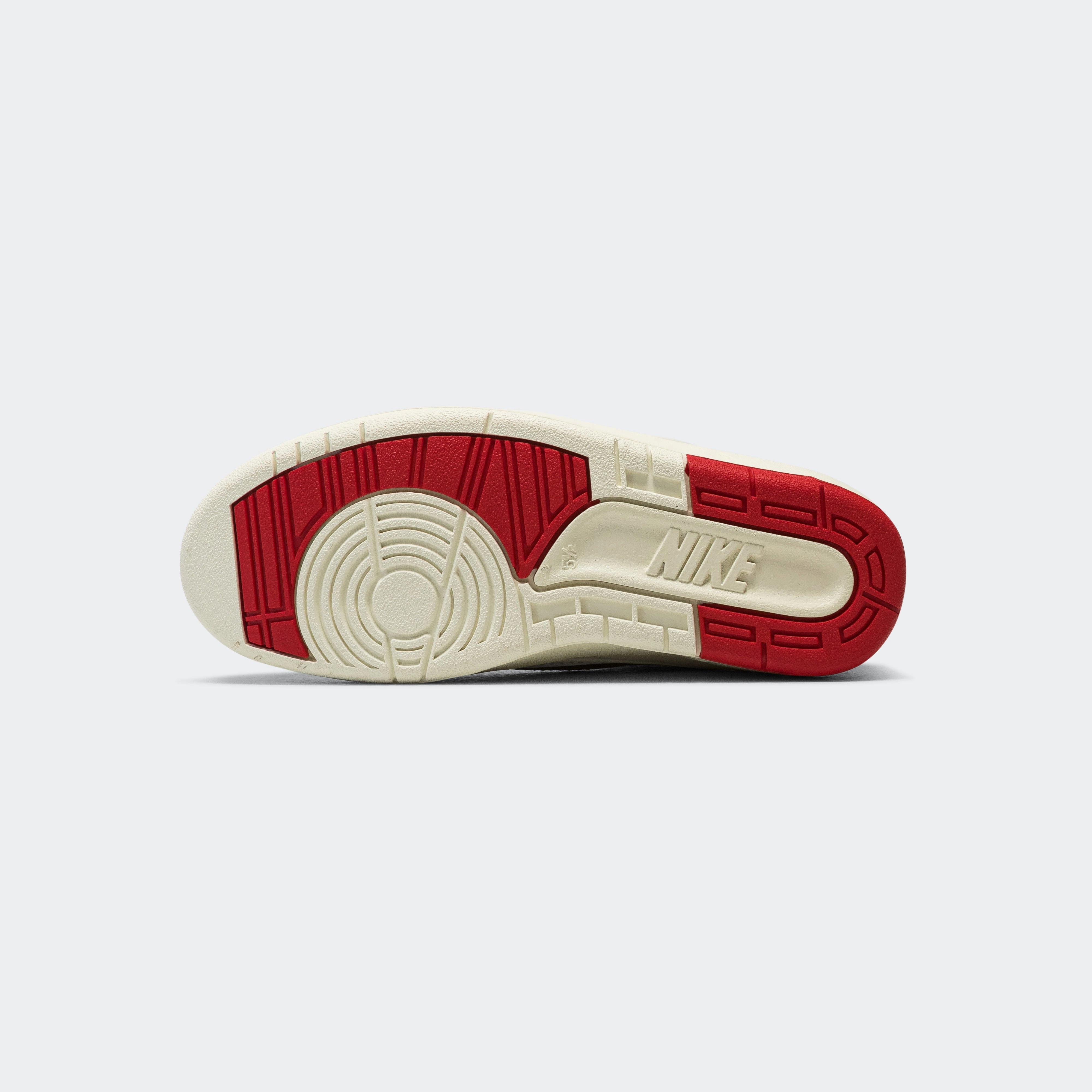 Womens Air Jordan 2 Retro Low - White/University Red-Black-Coconut Milk
