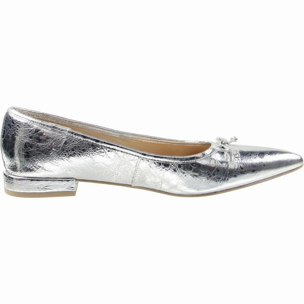 Womens Bow Manmade Flat Shoes