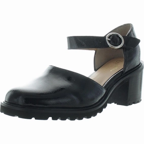 Womens Buckle Leather Mary Janes Comfy Women Flats under $50