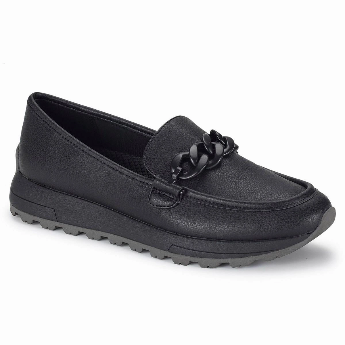 Womens Chain Manmade Loafers