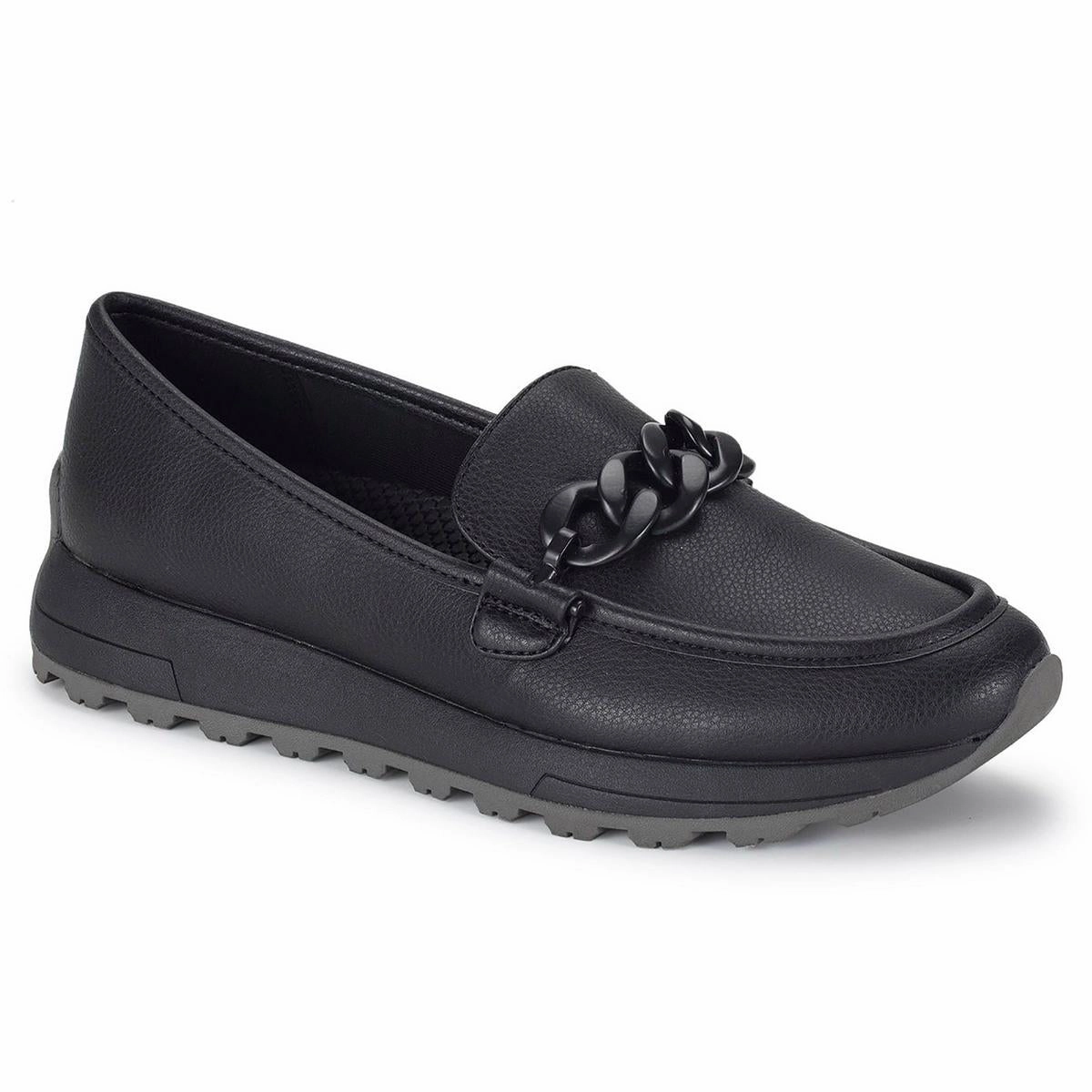 Womens Chain Manmade Loafers