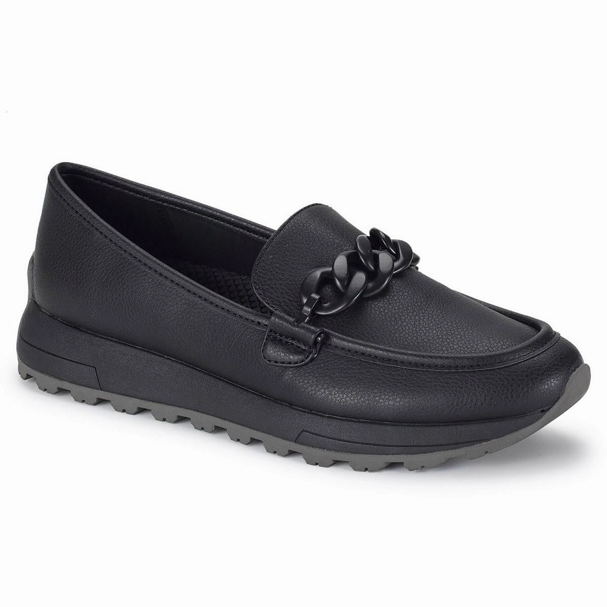 Womens Chain Manmade Loafers