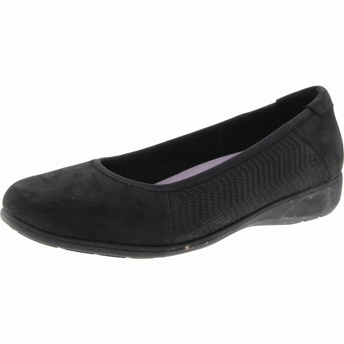 Womens Cushioned Footbed Faux Leather Ballet Flats Soft Sole Flats Womens sale