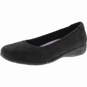 Womens Cushioned Footbed Faux Leather Ballet Flats Soft Sole Flats Womens sale