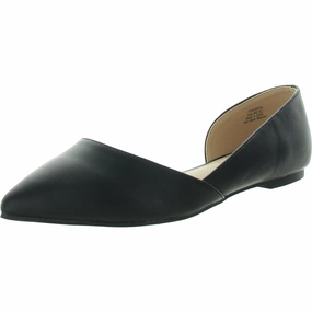 Womens Cut-Out Faux Leather Flat Shoes Womens Flats special deals