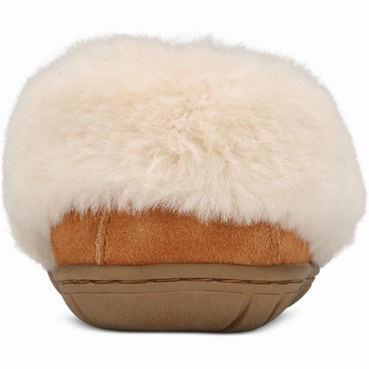Womens Faux Fur Suede Moccasins