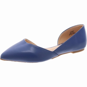 Womens Faux Leather Padded Insole D'Orsay Soft Sole Flats Womens sale