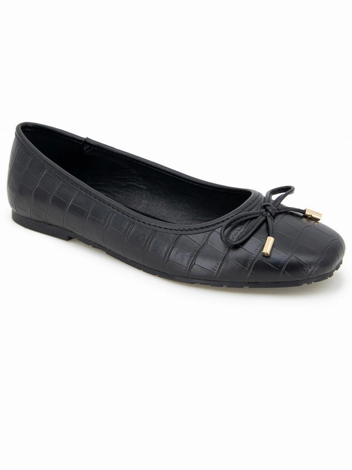 Womens Faux Leather Slip On Ballet Flats Soft Sole Flats Womens sale