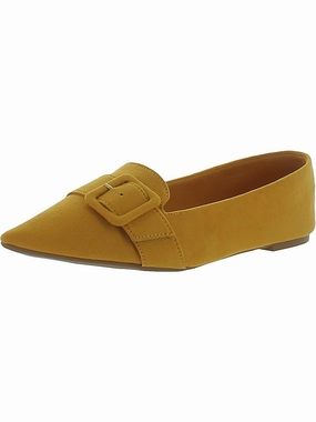Womens Faux Suede Pointed toe Flat Shoes Womens Flats special deals