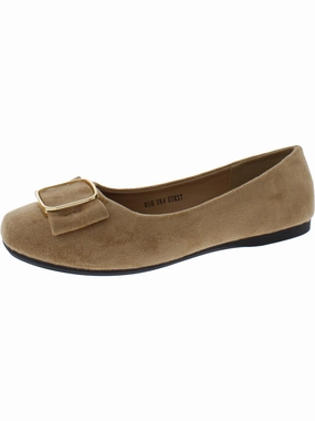 Womens Faux Suede Slip-On Ballet Flats Womens Flats special deals