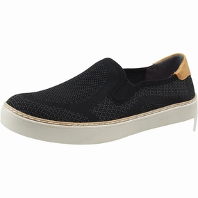 Womens Knit Man Made Slip-On Sneakers Trendy Flats for Women