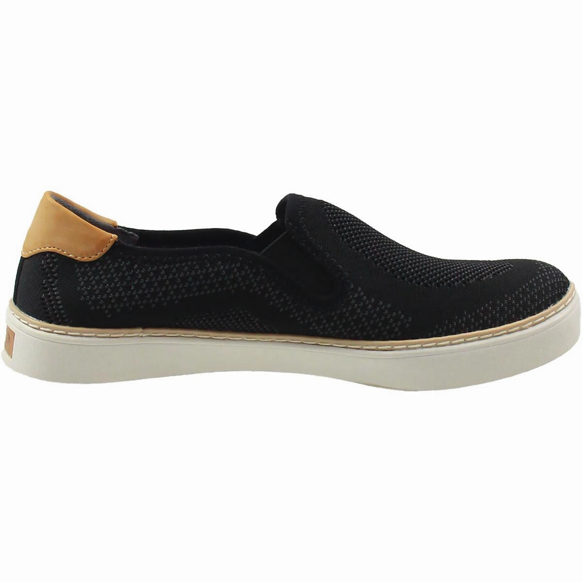 Womens Knit Man Made Slip-On Sneakers