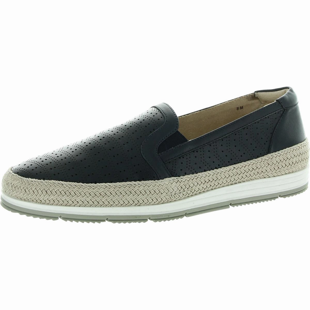Womens Padded Insole Slip On Slip-On Sneakers