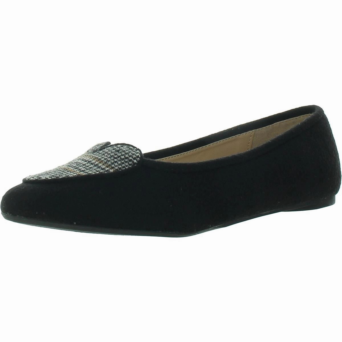 Womens Plaid Flat Shoes Soft Sole Flats Womens sale
