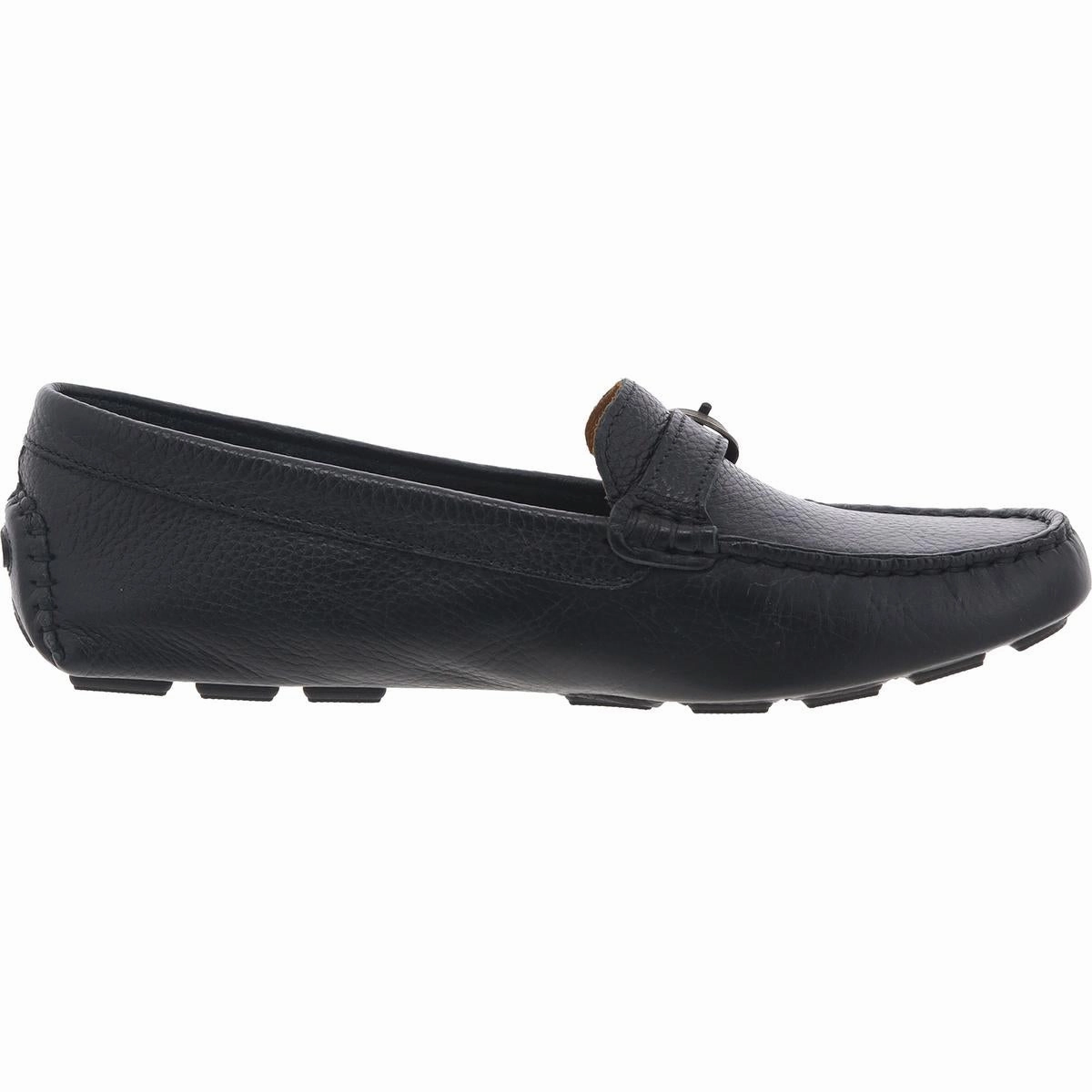 Womens Solid Leather Loafers