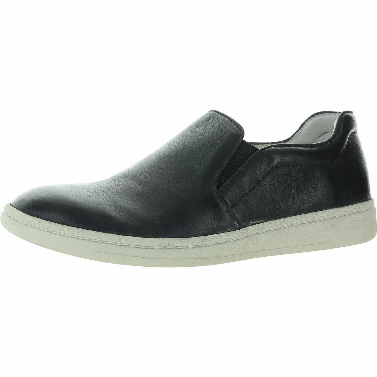 Womens Solid Leather Loafers Soft Sole Flats Womens sale