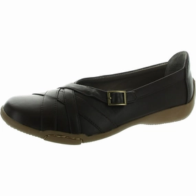 Womens Solid Man Made Flat Shoes Soft Sole Flats Womens sale