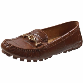 Womens Textured Embellished Moccasins Trendy Flats for Women