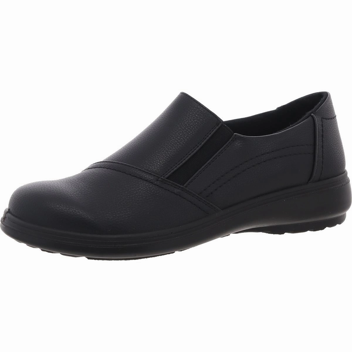 Womens Zipper Leather Clogs Womens Fashion Flats cheap