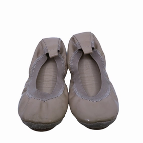 Yosi Samra Girls Beige Patent Shoes Boys Casual Shoes clearance