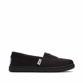 Youth Alpargata Black Canvas Kids Shoe Girls Casual Shoes promo price