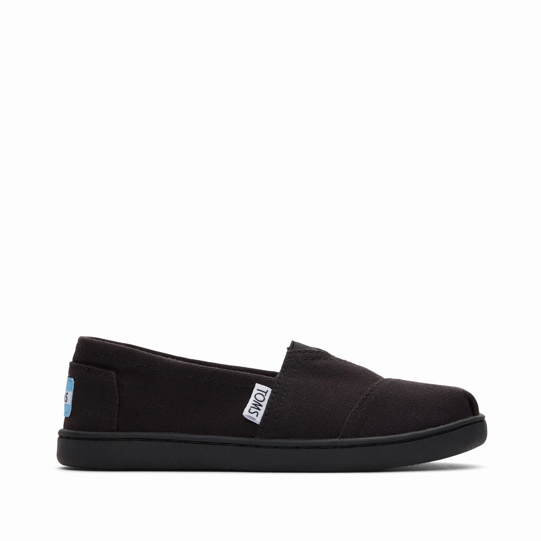 Youth Alpargata Black Canvas Kids Shoe Girls Casual Shoes promo price