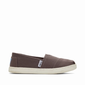 Youth Alpargata Grey Canvas Kids Shoe Girls Casual Shoes promo price