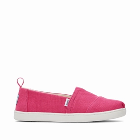 Youth Alpargata Pink Heritage Canvas Kids Shoe Girls Casual Shoes promo price