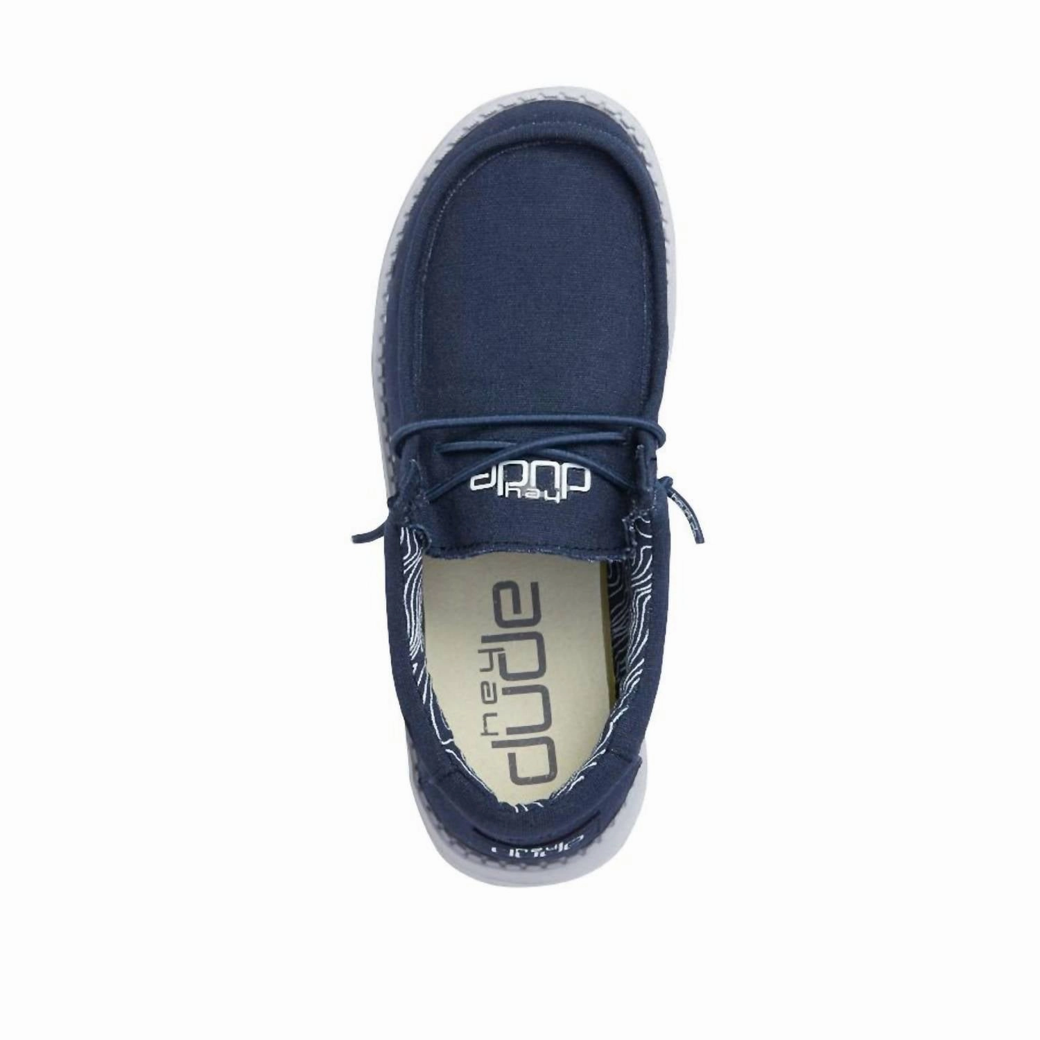 Youth Wally Casual Shoes In Navy