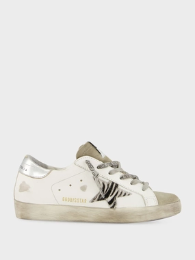 Zebra Pony Star Leather Super-Star Sneakers Womens Sneakers at outlet price